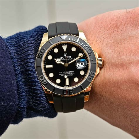 yacht master on wrist